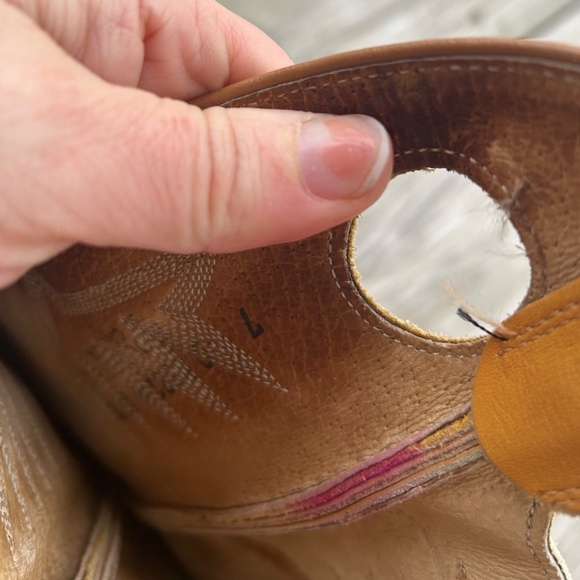 Western Cowboy Boulet Boots Made in Canada Women’s 7 - Picture 11 of 16